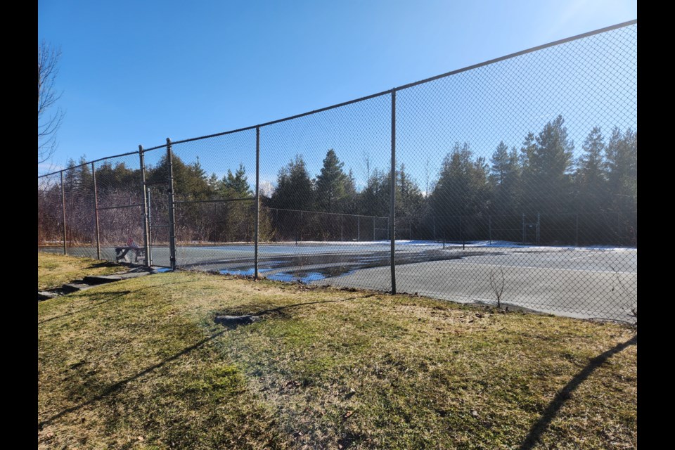 The Cameron Shores Tennis Club facility on Peel Street North.