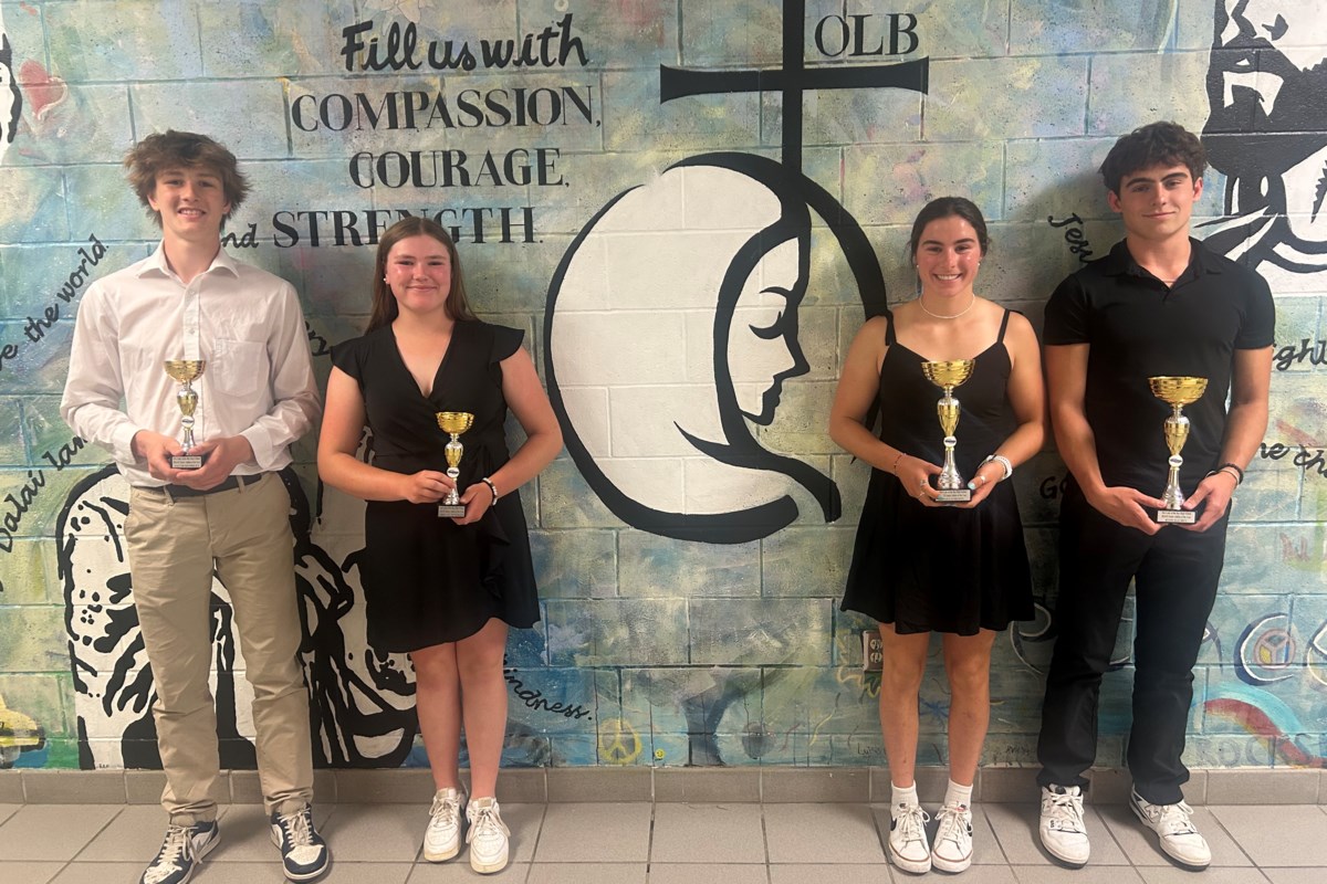 The annual athlete of the year award at Our Lady of the Bay Catholic High School recognizes students who worked hard at multiple sports throughout the school year, all while maintaining grades and demonstrating valuable life skills