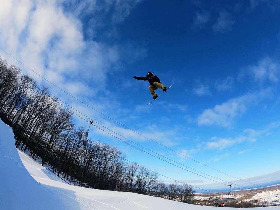 Blue Mountain March break with firstever onhill ski tricks