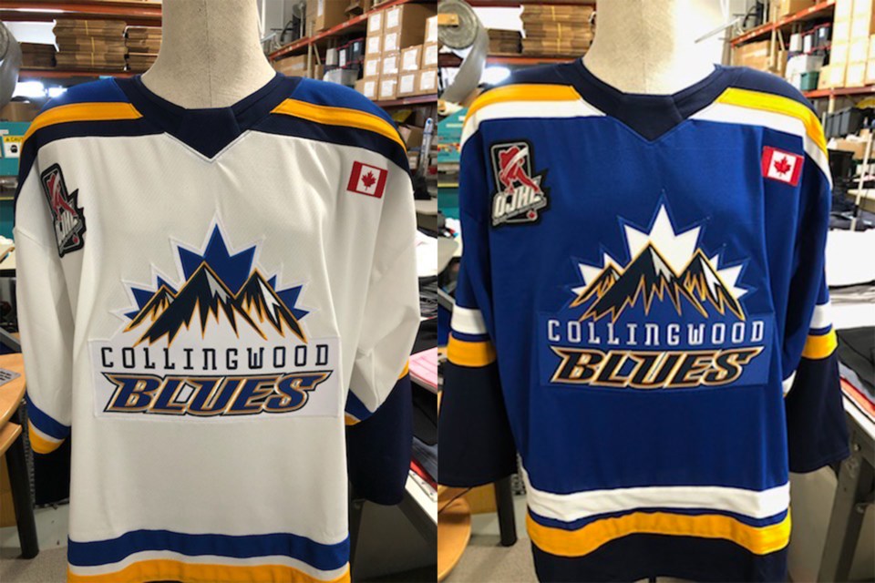 The Collingwood Colts unveiled a new team name and logo for next season at their final regular season game today (Feb. 22). They will be the Collingwood Blues for the 2020/21 season. Contributed photo