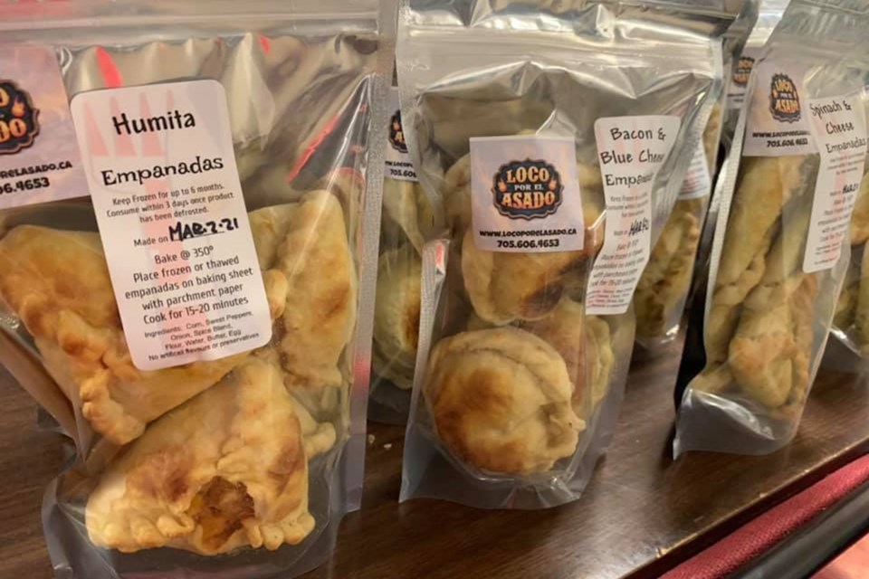 The famed empanadas can be found in several local stores scattered throughout South Georgian Bay. 