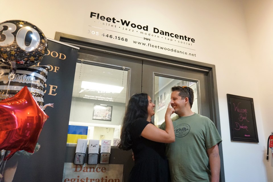 Sierra Maraj and Jonathan Fleet both teach at Fleet-Wood Dancentre in Collingwood.