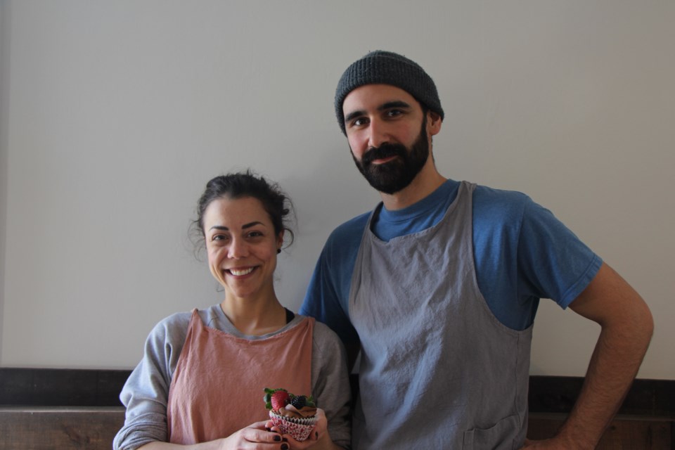 Rose Forgues and Jon Palmer are so excited to share the next step of their Bad Vegan journey with the Collingwood community. Maddie Johnson for CollingwoodToday