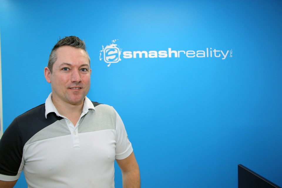 Barry Morwood, CEO of Smash Reality, was raised in Collingwood and has come back to launch his tech company. Erika Engel/ Collingwood Today