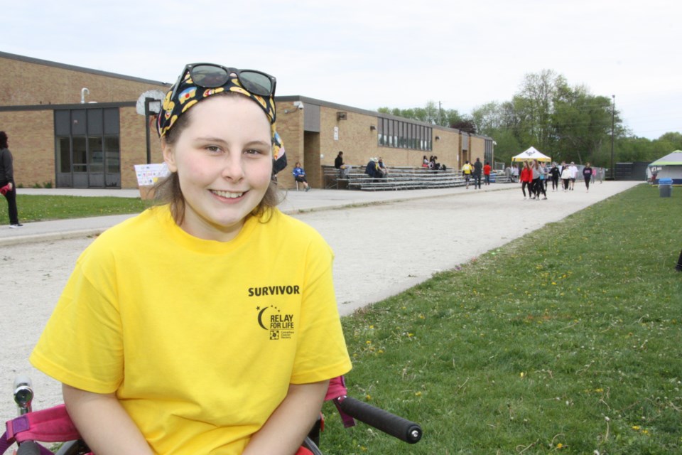 Haven Raeburn-Gibson is a Grade 10 student at CCI and a cancer survivor. Erika Engel/CollingwoodToday