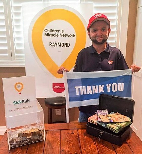 Raymond Hardisty organizes a fundraiser annually for SickKids Hospital and Children's Miracle Network. This year, he raised about $14,500 for the cause. Contributed image