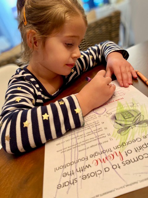 Quin Titterington, 4, said her favourite holiday memory is making cookies. She's participating in the Hospice Georgian Triangle Spirit of Home campaign. Contributed photo