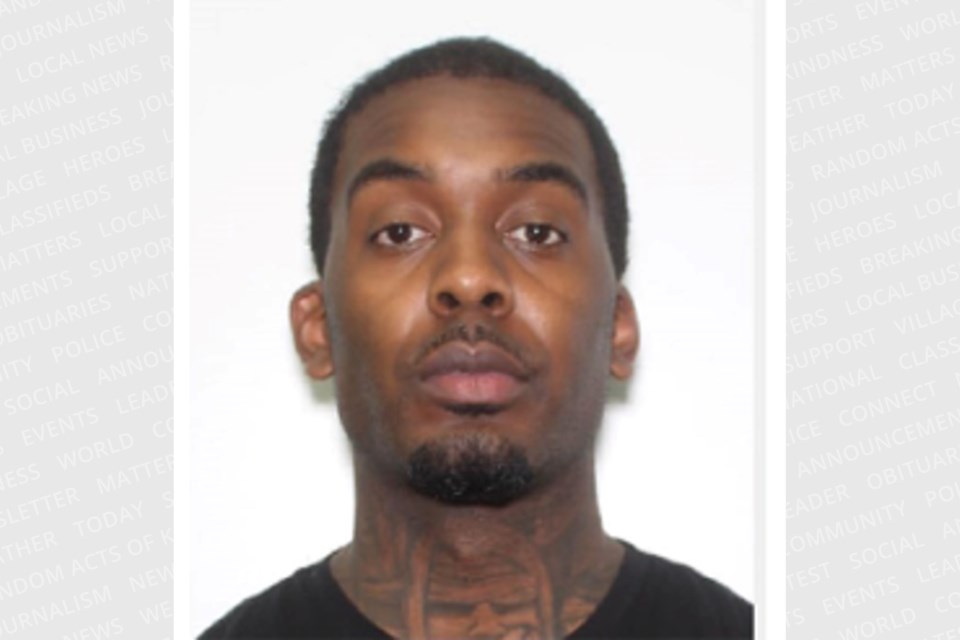 OPP provided this photo of Deshawn Davis, a 35-year-old from Toronto who is wanted by police in connection with the abduction of Elnaz Hajtamiri from a Wasaga Beach home in January 2022. 