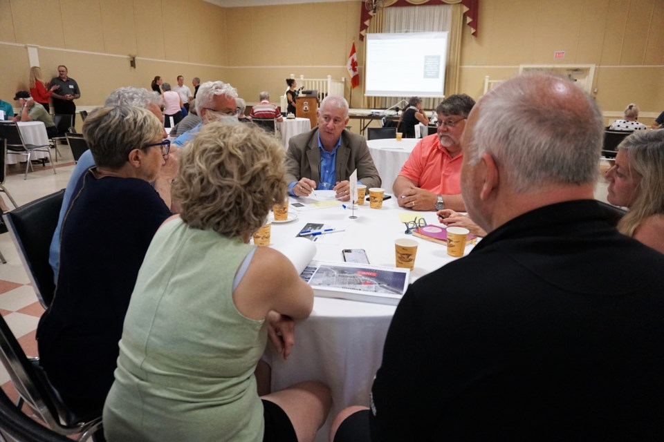 Many residents, dignitaries and business owners attended the public open house for the Poplar Regional Health and Wellness Village proposal on May 31.