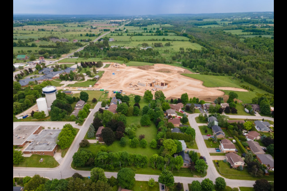 Grey County passed a bylaw in early 2020 that would see the county transfer the future site of the hospital – the parcel of land to the west of Grey Gables long-term care facility in Markdale – to Grey Bruce Health Services (GBHS).
