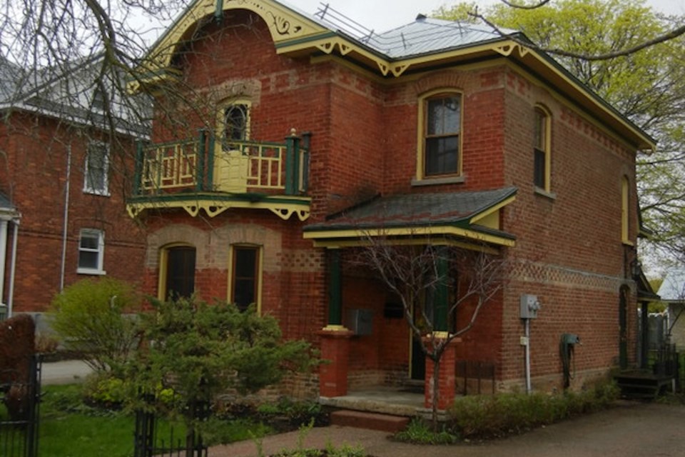 John McCaffrey's house, located on Pine St. in the Heritage District, was built in 1870.  