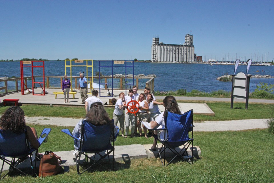 Theatre Georgian Bay sets the scene for The Comedy of Errors with two sets of twins and a shipwreck that separates them. Erika Engel/CollingwoodToday