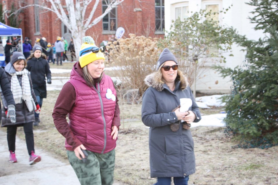 While it wasn't actually the coldest night of the year, walkers got into the spirit of the event with toques, mittens and warm coffee. 
Erika Engel/CollingwoodToday