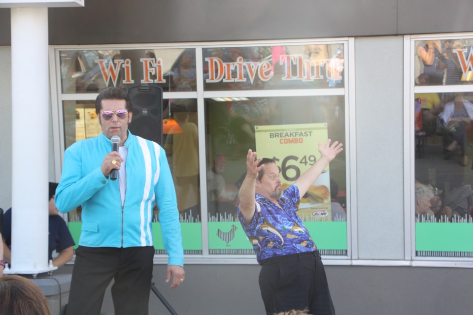 John Cigan performs at A&W during the Collingwood Elvis Festival. Erika Engel/CollingwoodToday