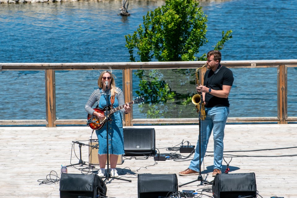 On Saturday June 4th, Honeymoon Phase performed for Trail Tunes at the Collingwood Amphitheatre.