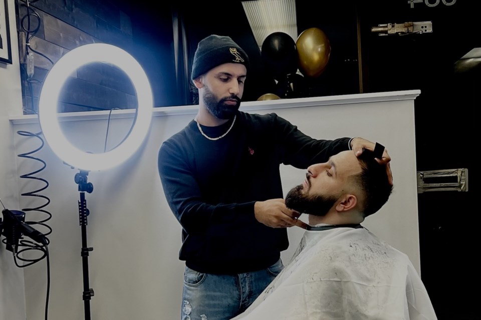 After arriving in Collingwood from Lebanon in 2017, Bilal Diyab is now both a proud Canadian citizen and a fully licensed barber. 
