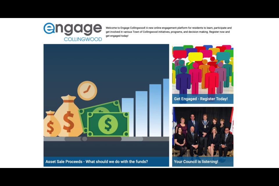 Engage Collingwood is a new public engagement platform launched by the town of Collingwood with its new website. 