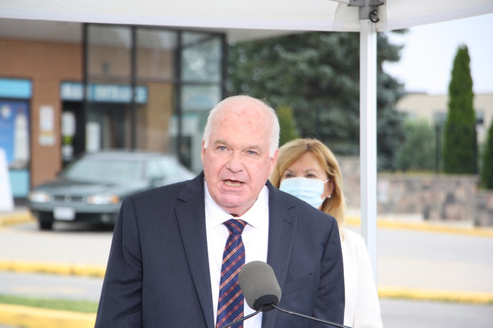 Simcoe-Grey MPP Jim Wilson attended the announcement to say it was a long-time coming and to thank the province for the financial support in the process. 