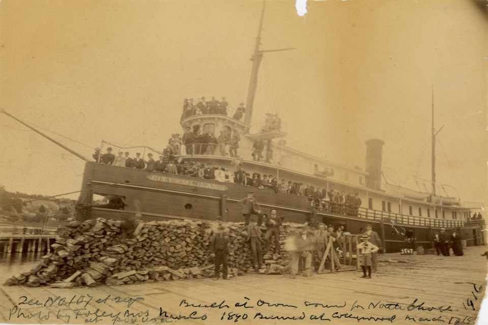 This photo of the City of Midland steamer was taken in 