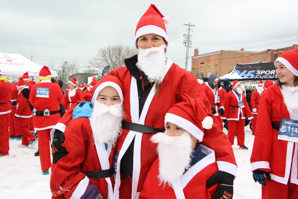 Families from across the region came to Collingwood for the Ho Ho Holiday 5K, organized by 365 Sports out of Meaford. Nov. 17, 2018 Erika Engel/CollingwoodToday