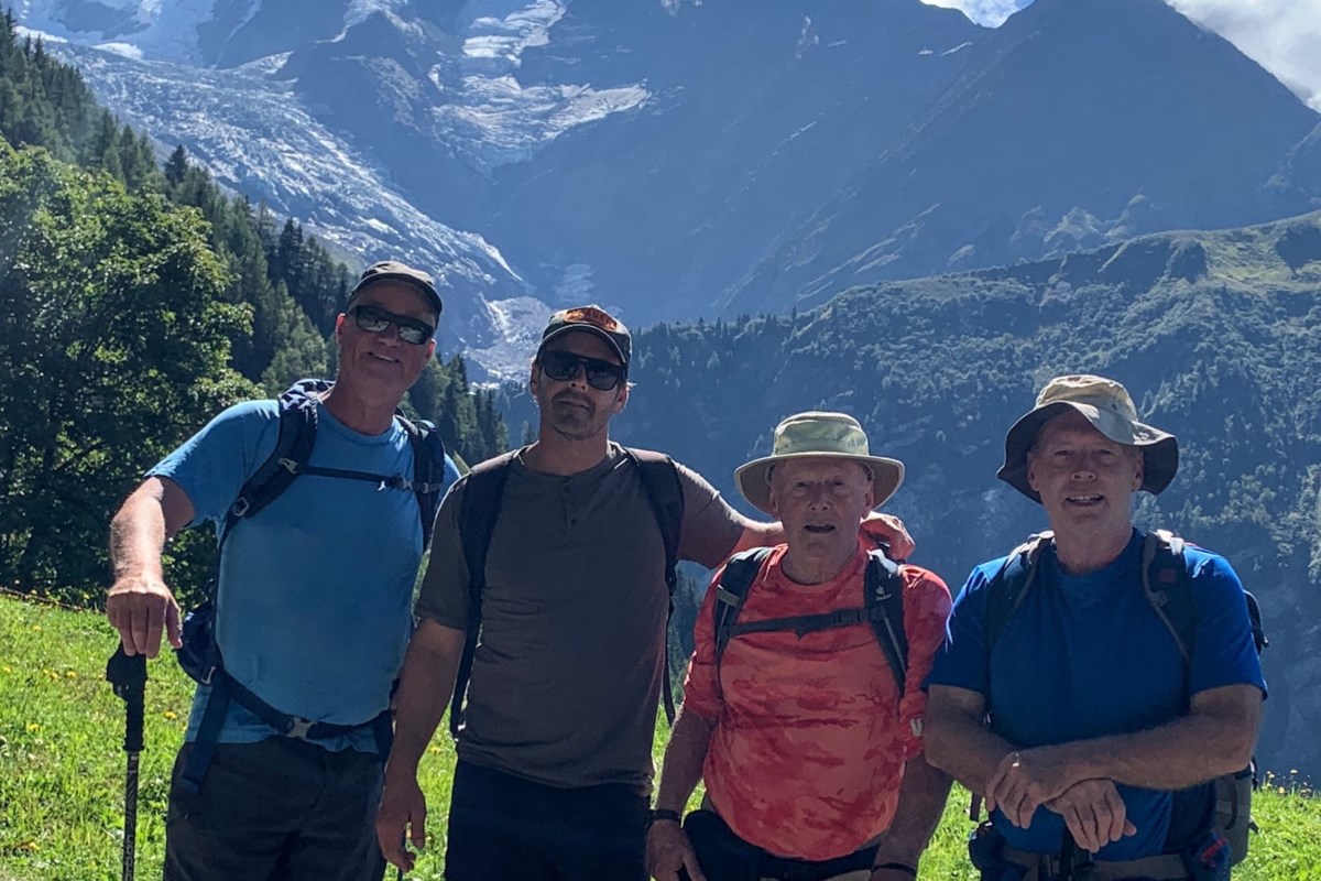 Father-son team cross alpine trek off bucket list