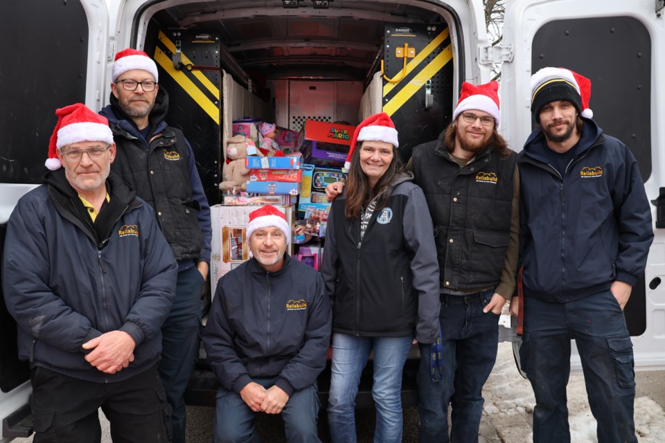Reliabuild kicks-off OPP toy drive with 724 new toys - Collingwood News