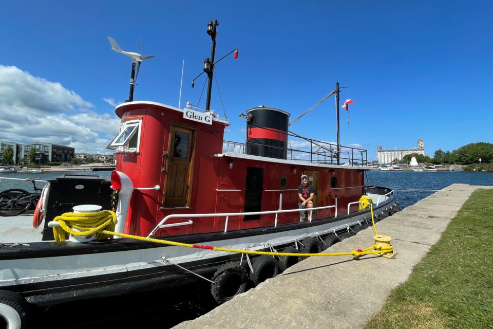 Glen G was built in 1909 and made the trip to Collingwood in 2018.