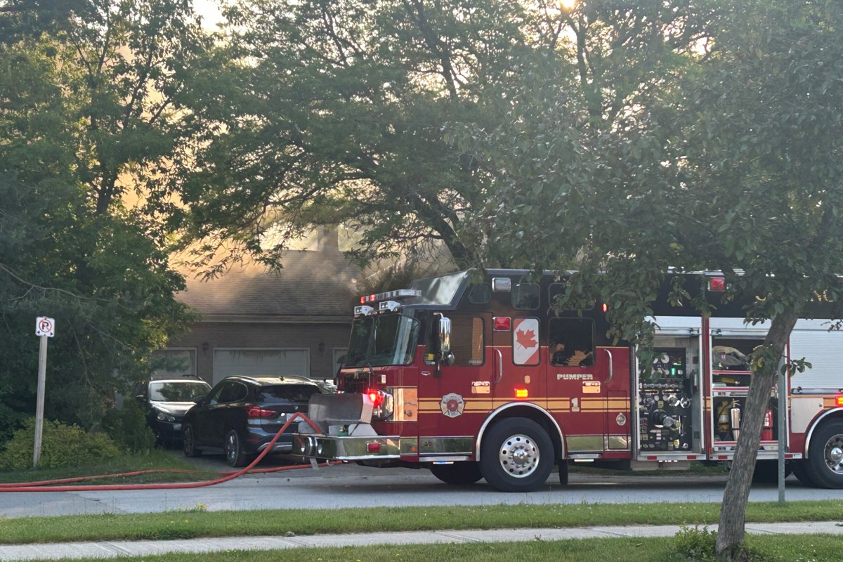 Collingwood Fire Department put the fire out quickly, keeping it contained to a garage