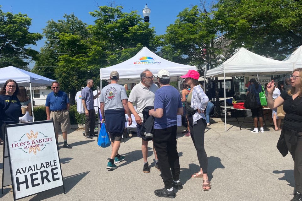 The Collingwood Farmers' Market has returned to pre-pandemic levels in both vendors and visitors. 