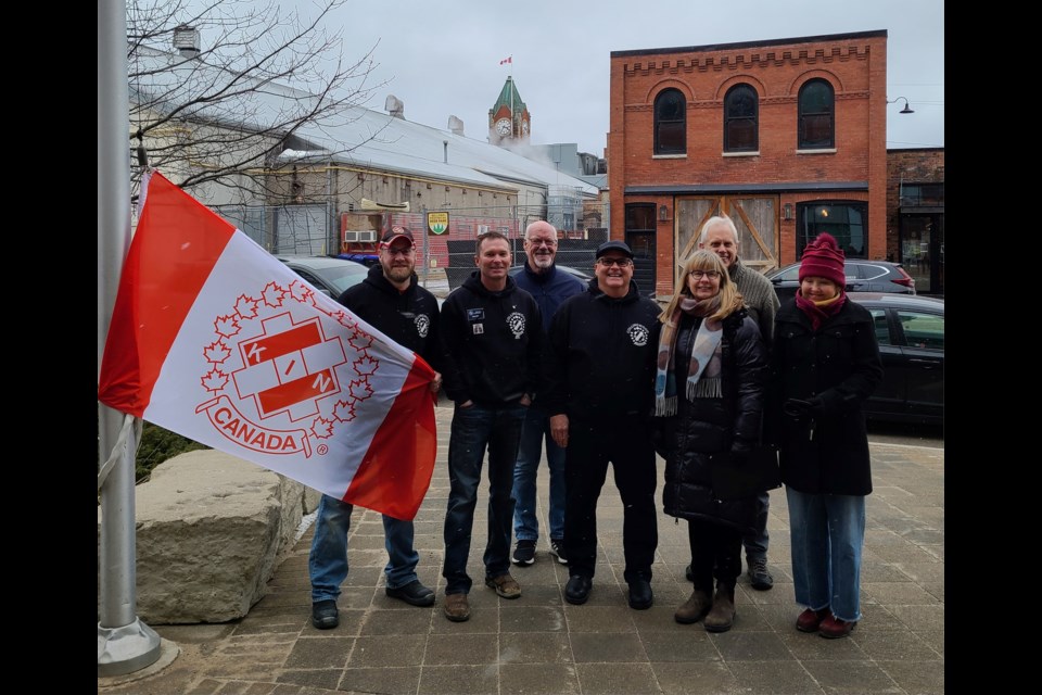 Kin Canada's Kindness Day was Feb. 18, and the local Collingwood and District Kinsmen Club celebrated with a flag raising and a tour of kind deeds. 