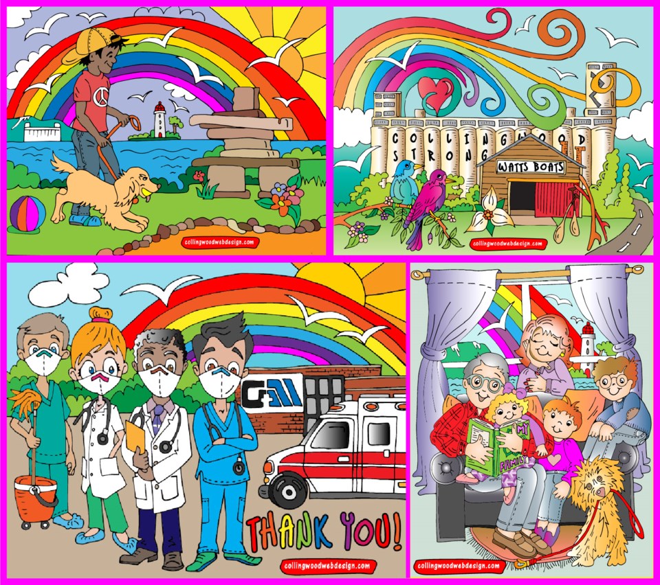 1-COLLINGWOOD_colouring pages