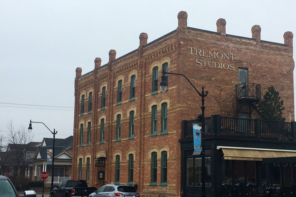 The Tremont building was restored by Rick Lex. He replaced all the windows with thermal pane, wood-frame windows and had the paint removed and clay brick restored. Erika Engel/ Collingwood Today