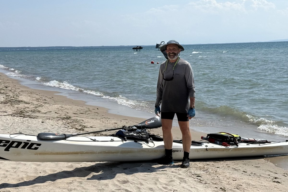 Area man’s solo paddle of Georgian Bay five years in the making