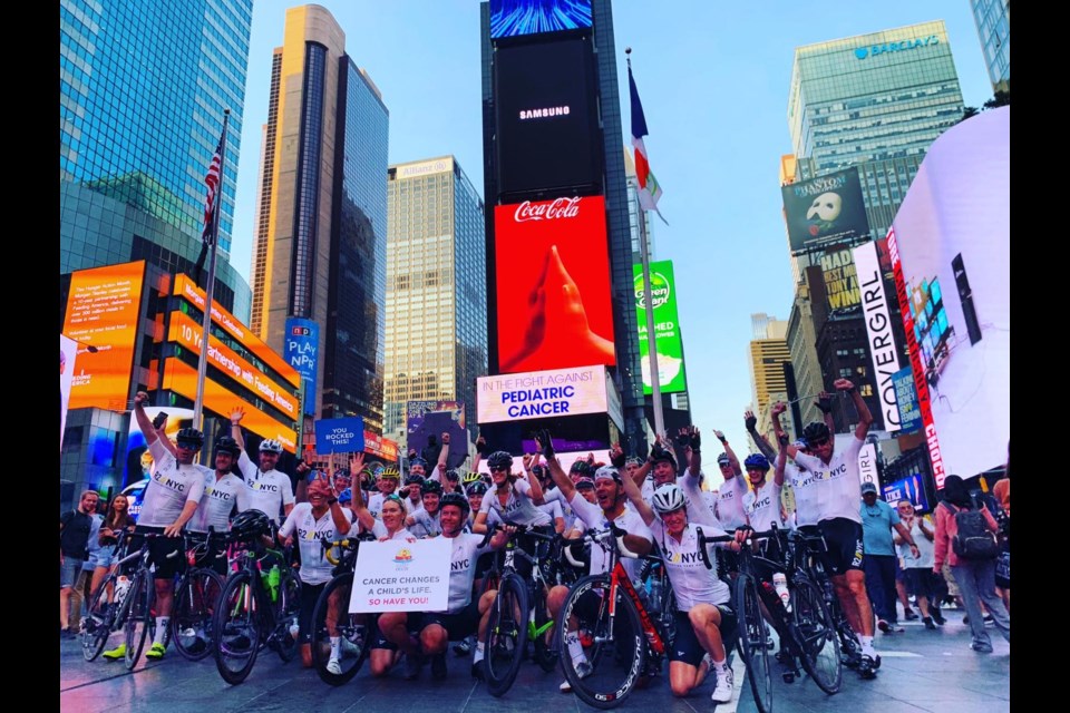 Participants of the 2019 R2NYC after completing the trek. Photo provided by Noelle Wansbrough for CollingwoodToday