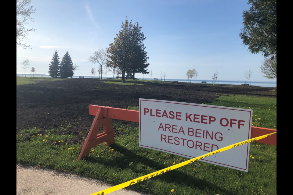 If all goes according to plan, Sunset Point Park could be reopened by June 1, 2020. Erika Engel/CollingwoodToday