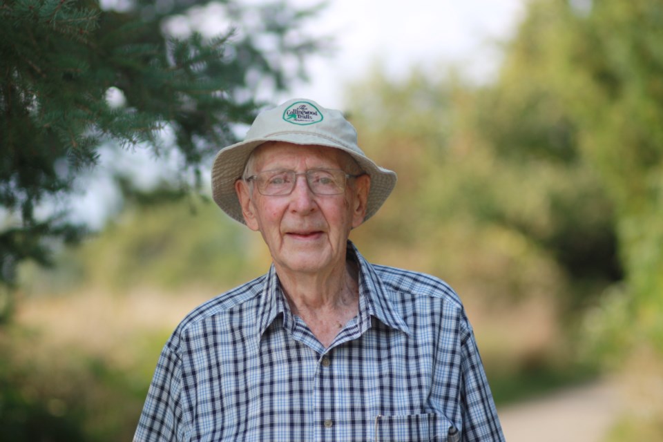 George Christie, aka Mr. Trails, has been a hands-on advocate and visionary for the Collingwood trail system for 30 years. 