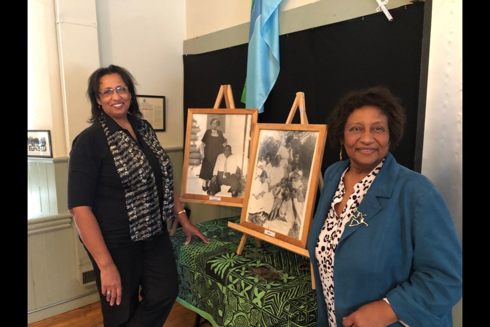 Sylvia and Carolynn Wilson are the owners and operators of Sheffield Park Black History and Cultural Museum. Erika Engel/CollingwoodToday