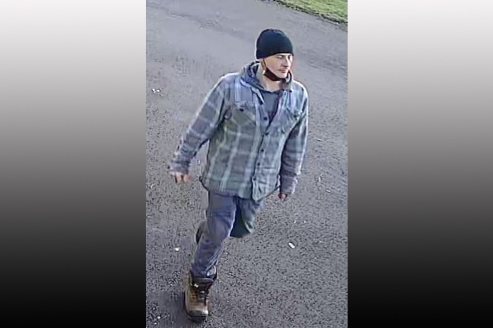 Suspect wanted in relation to an ongoing criminal investigation in Collingwood. Photo supplied