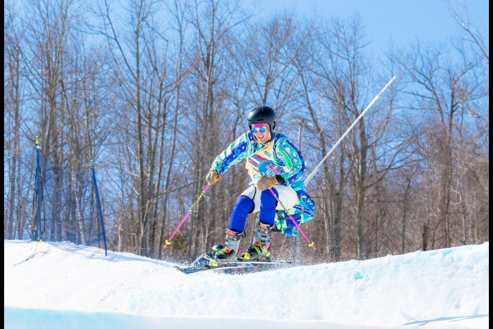 The retro relay race event at the Red Bull 1976 event at Blue Mountain on March 26. 