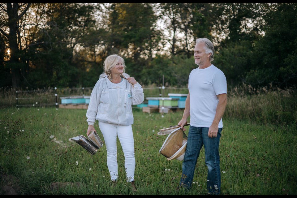 Debbie Gray and Jeff Chalmers founded Heritage Bee Co. in 2016.
