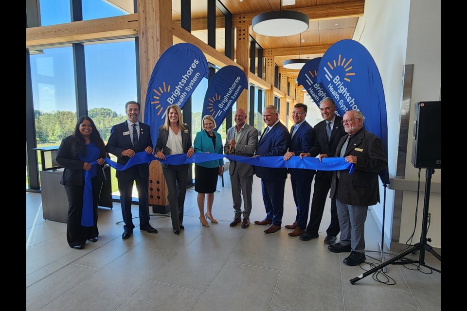 The official ribbon cutting for the new Markdale Hospital