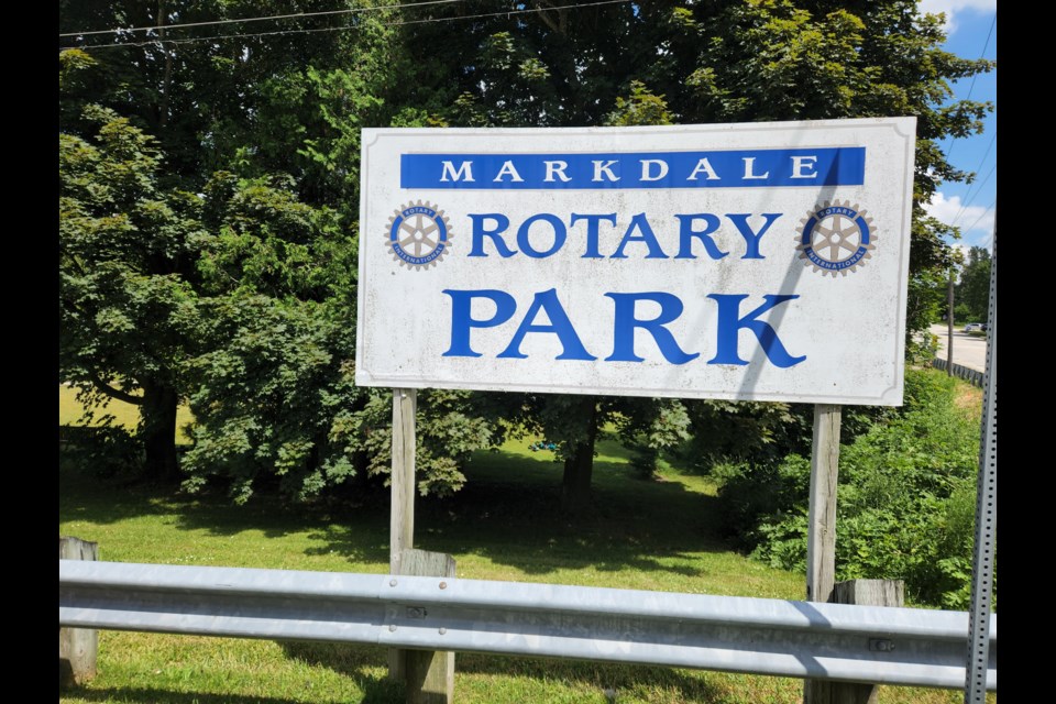 Rotary Park in Markdale.