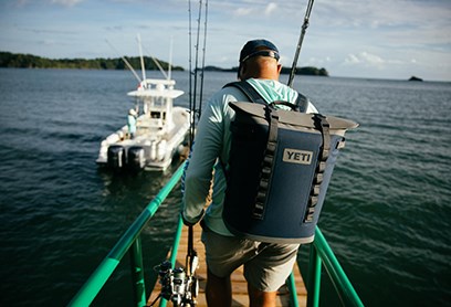 Yeti going fishing image