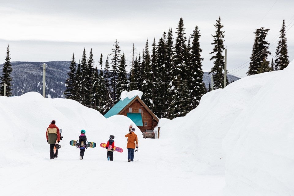 Snowboarders love Powder King. 