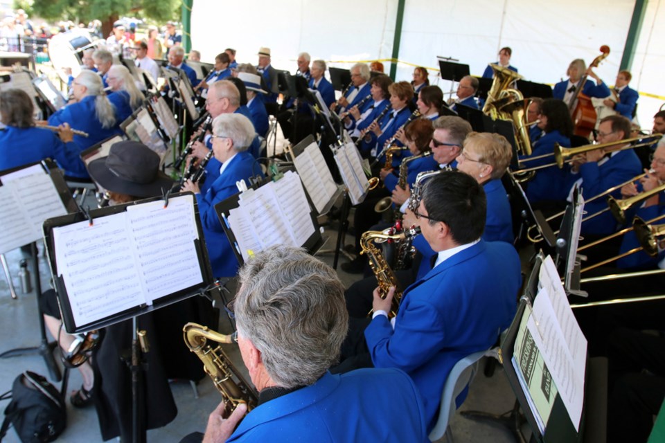 Delta Music Makers were one of the featured acts for Ladner Bandfest - a weekend of wonderful music at Memorial Park.