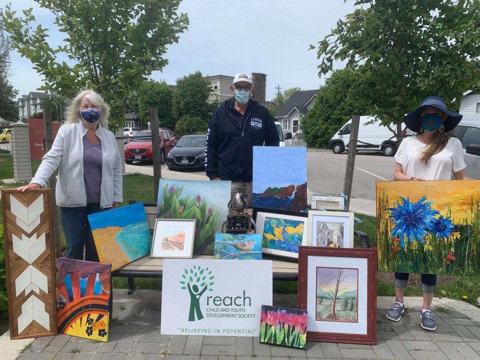 Reach art fundraiser