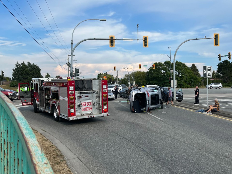 Aug. 23 Ladner Trunk accident