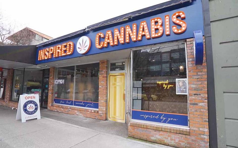 inspired cannabis application in delta, bc vancouver store