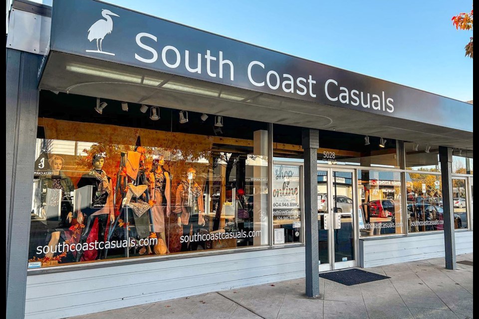 The McKnight family opened South Coast Casuals on 48th Ave. in 1995.