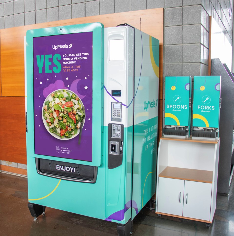UpMeals SmartVending Machine at Tsawwassen Ferry Terminal